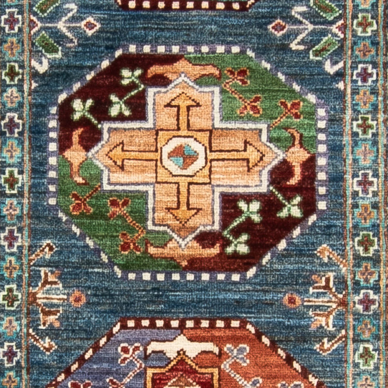 Ariana Teppich 85x273cm - Orientteppich - blau