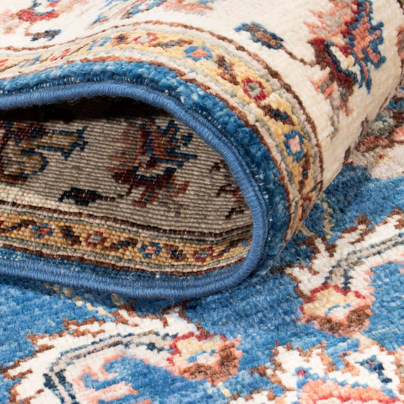 Ziegler Teppich 81x308cm - Orientteppich - blau