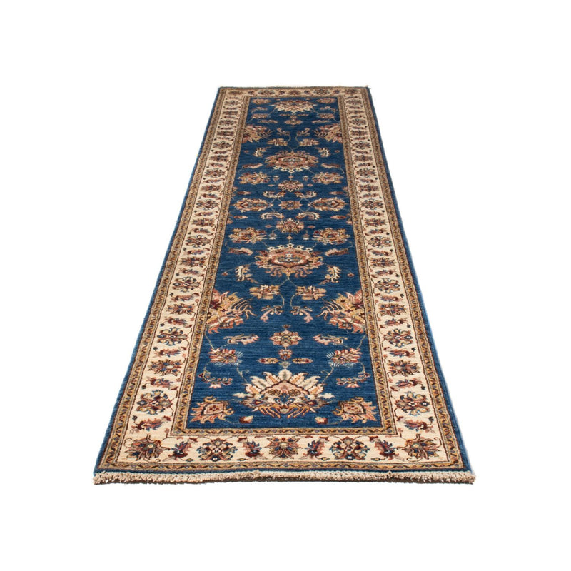 Ziegler Teppich 81x308cm - Orientteppich - blau