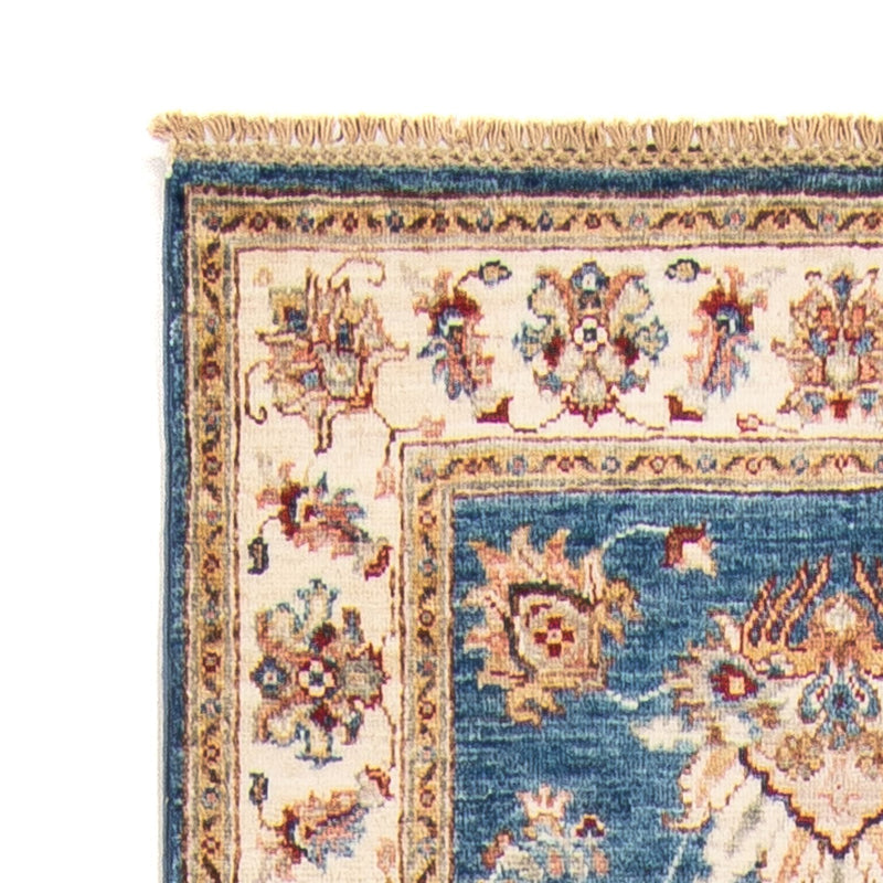Ziegler Teppich 81x314cm - Orientteppich - blau