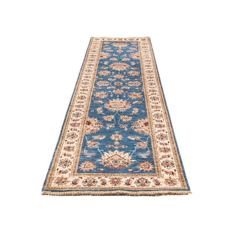 Ziegler Teppich 81x314cm - Orientteppich - blau