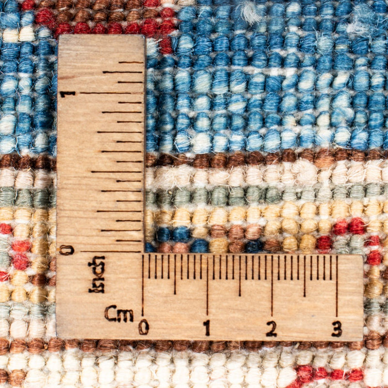 Ziegler Teppich 81x314cm - Orientteppich - blau