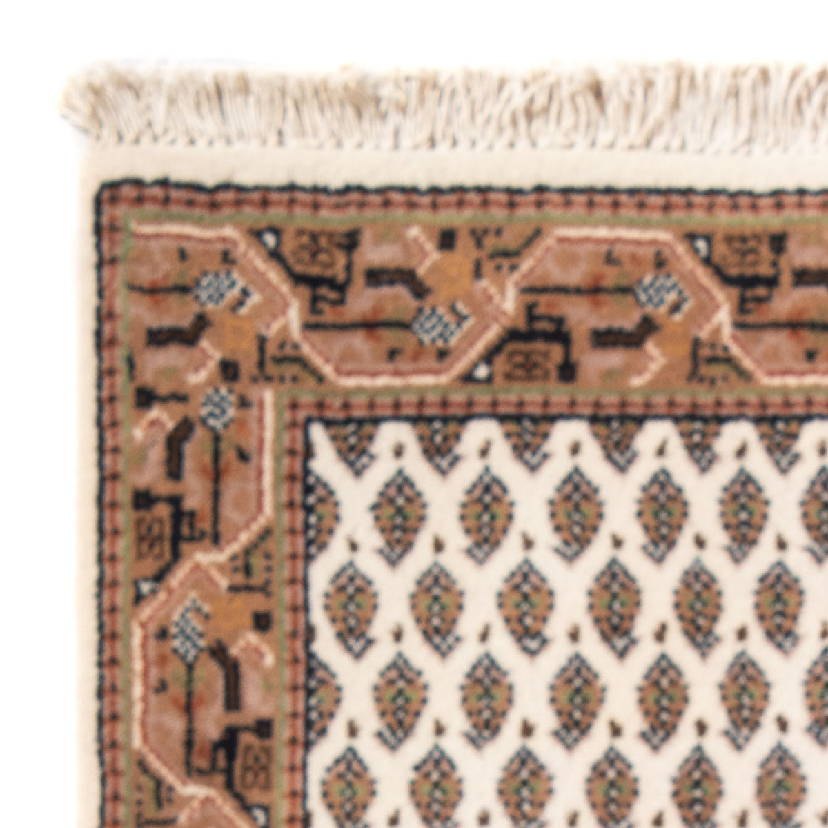 Indo Mir Teppich 40x60cm - Orientteppich - creme