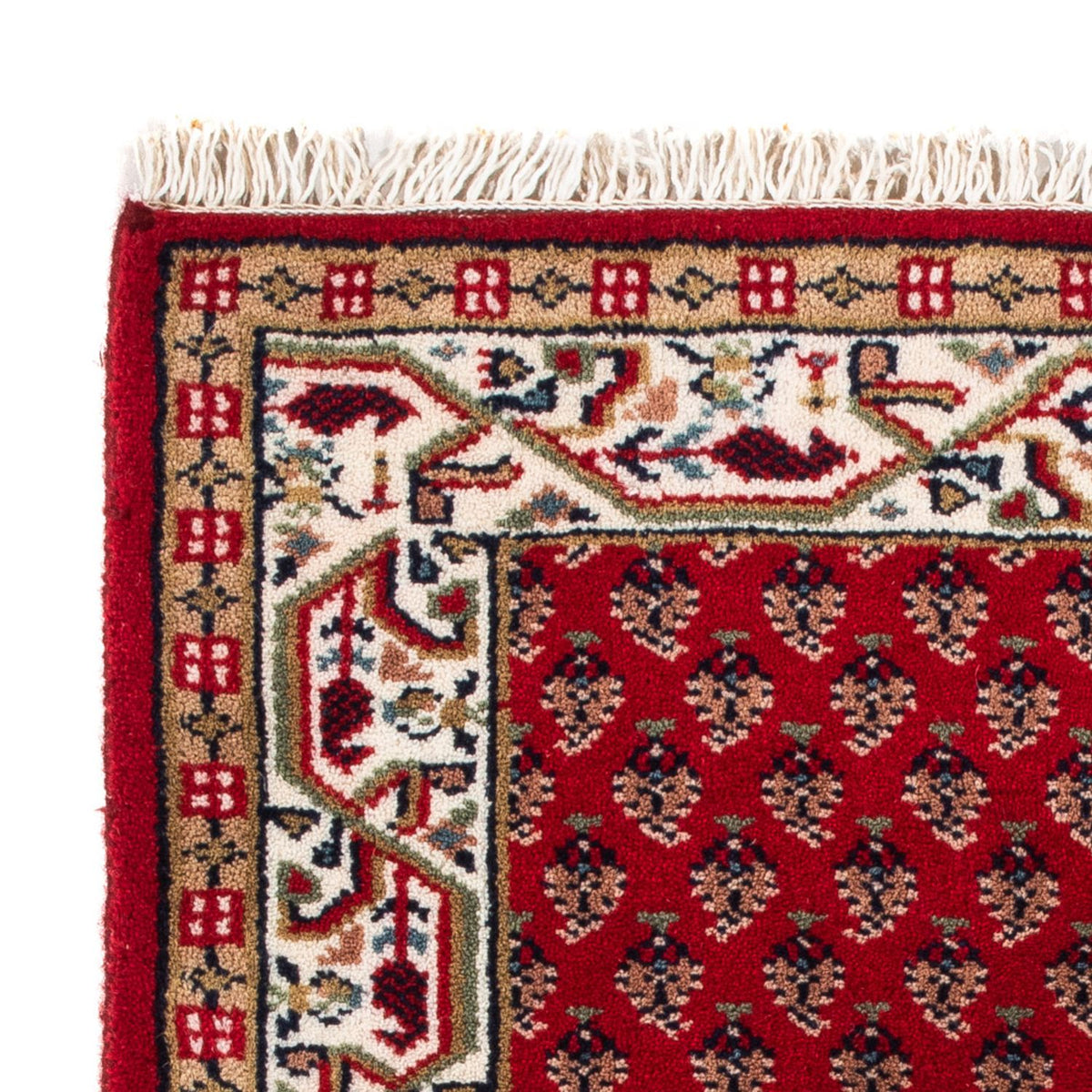 Indo Mir Teppich 60x90cm - Orientteppich - rot