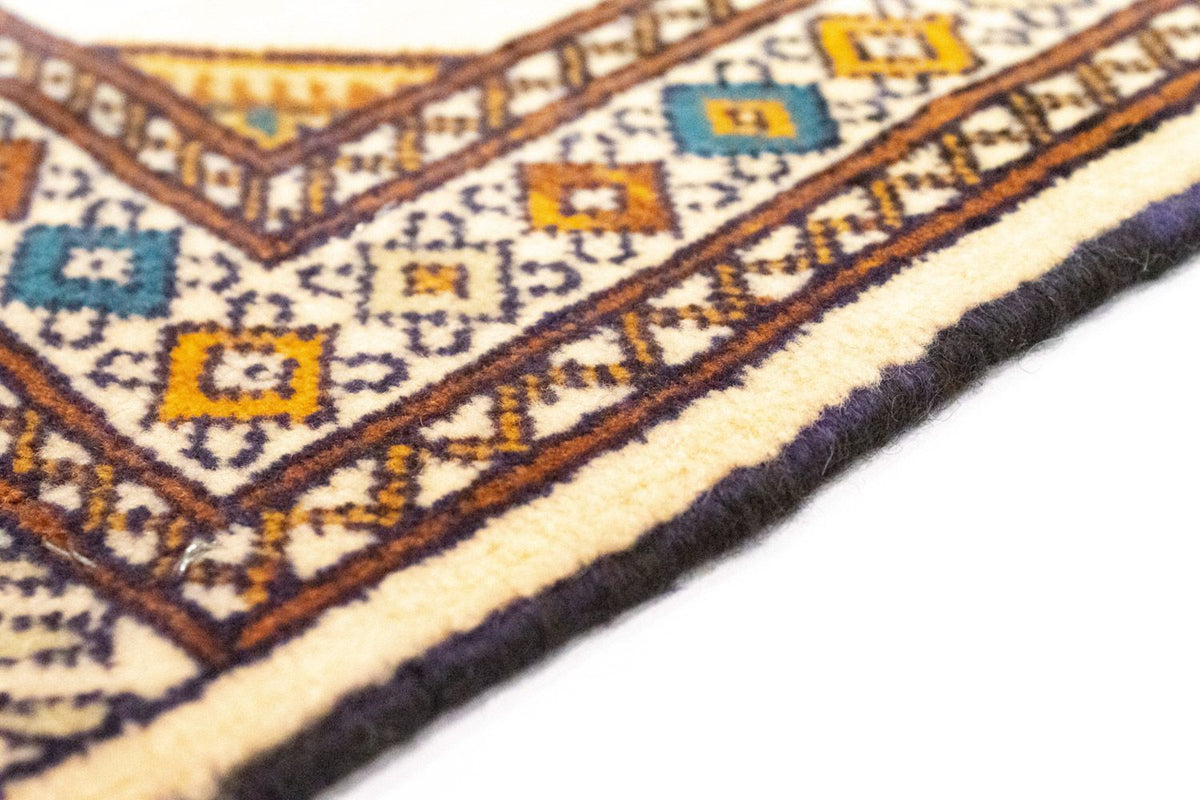 Turkaman Teppich 64x89cm - Orientteppich - beige