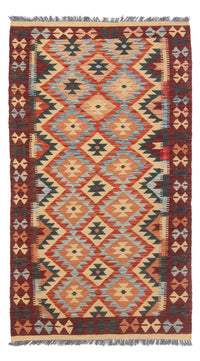 Kelim Maimene Teppich 104x198cm - Wollteppich - mehrfarbig – product image