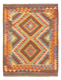 Kelim Maimene Teppich 86x119cm - Wollteppich - mehrfarbig – product image