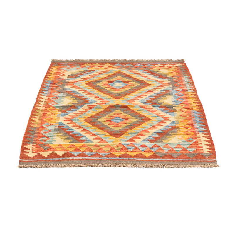 Kelim Maimene Teppich 86x119cm - Wollteppich - mehrfarbig