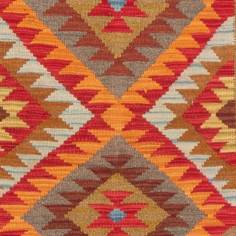 Kelim Maimene Teppich 103x149cm - Wollteppich - mehrfarbig