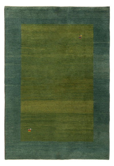 Gabbeh Persisch Teppich 146x203cm - Perserteppich Wollteppich - minzgrün