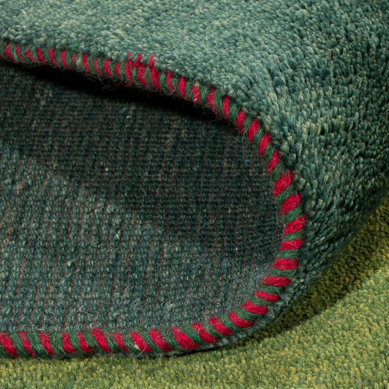 Gabbeh Persisch Teppich 146x203cm - Perserteppich Wollteppich - minzgrün