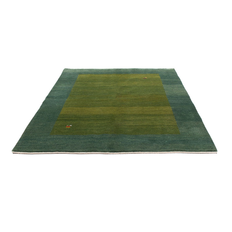 Gabbeh Persisch Teppich 146x203cm - Perserteppich Wollteppich - minzgrün