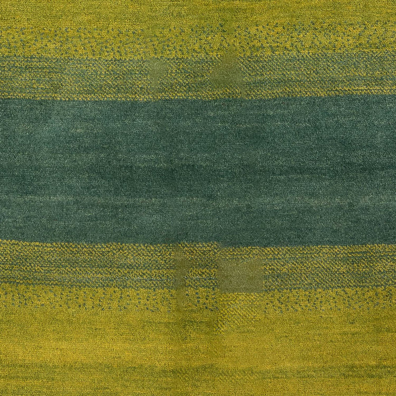 Gabbeh Persisch Teppich 148x201cm - Perserteppich Wollteppich - grün
