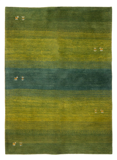 Gabbeh Persisch Teppich 149x202cm - Perserteppich Wollteppich - grün