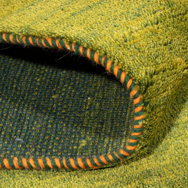 Gabbeh Persisch Teppich 149x202cm - Perserteppich Wollteppich - grün