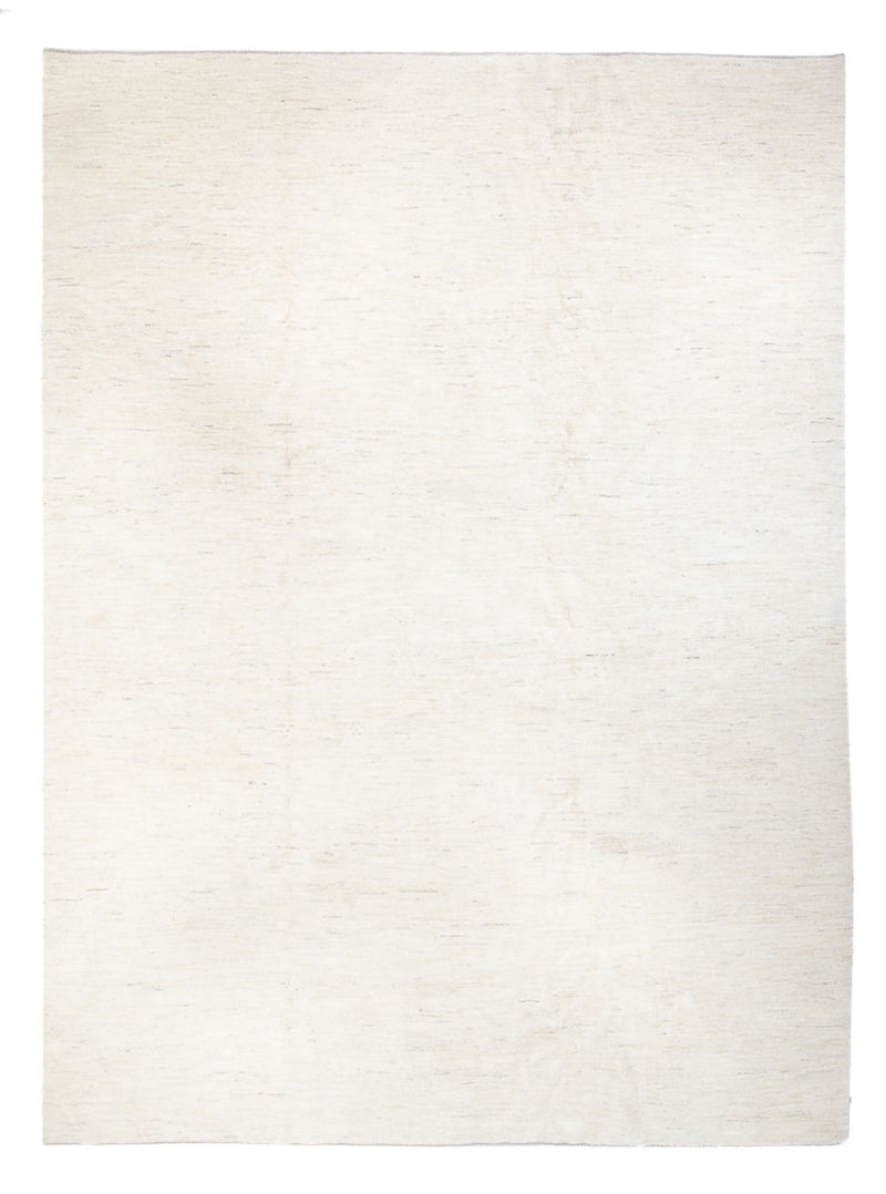 Gabbeh Persisch Teppich 298x392cm - Perserteppich Wollteppich - weiß