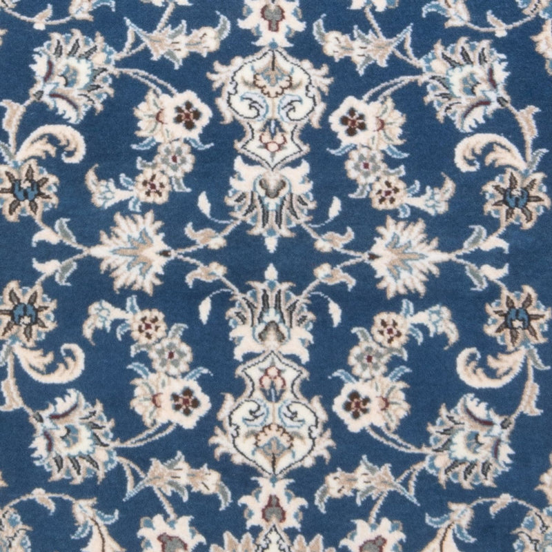 Nain Teppich 78x198cm - Perserteppich - seeblau