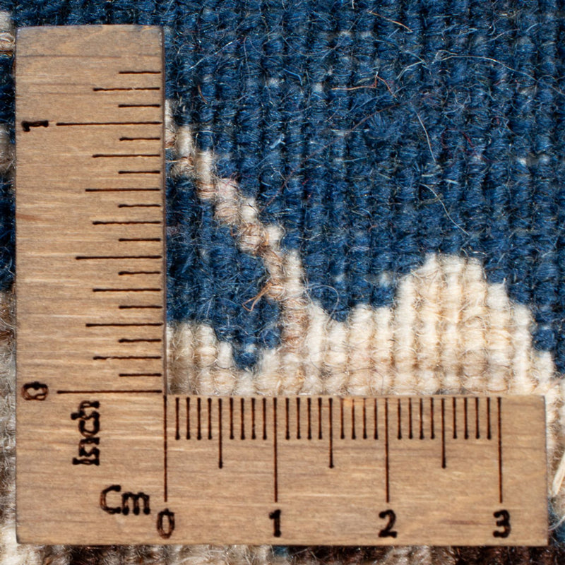 Nain Teppich 79x198cm - Perserteppich - seeblau