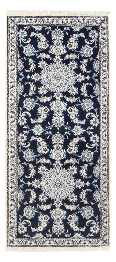 Nain Teppich 77x197cm - Perserteppich - dunkelblau
