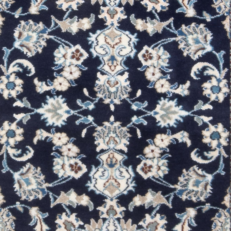 Nain Teppich 77x197cm - Perserteppich - dunkelblau