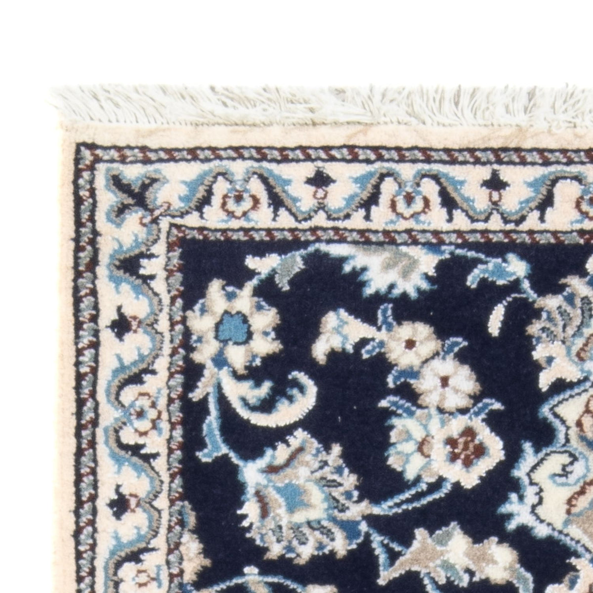 Nain Teppich 77x197cm - Perserteppich - dunkelblau