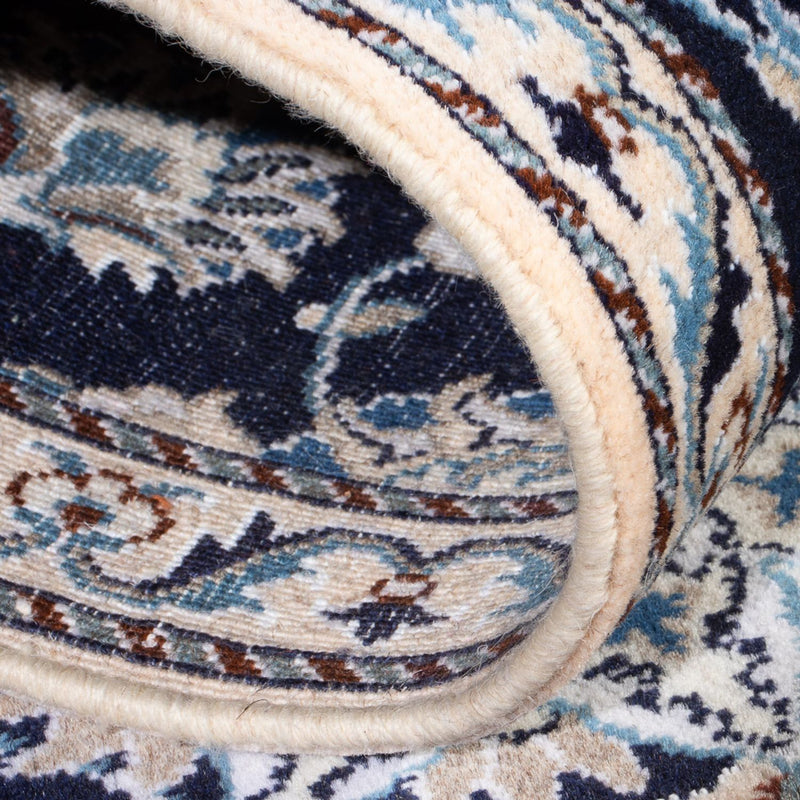 Nain Teppich 77x197cm - Perserteppich - dunkelblau