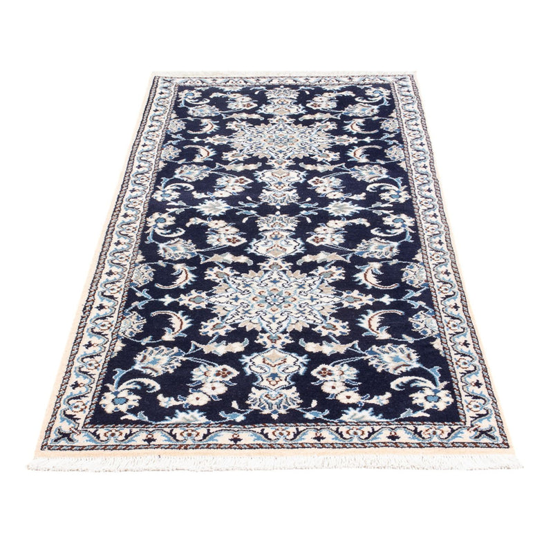 Nain Teppich 77x197cm - Perserteppich - dunkelblau
