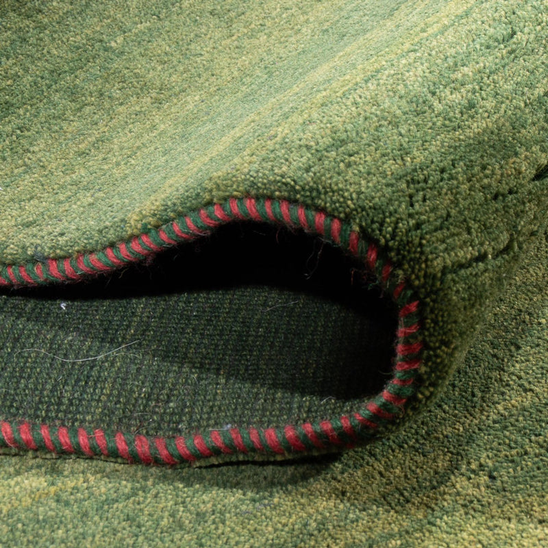 Gabbeh Persisch Teppich 207x293cm - Perserteppich Wollteppich - minzgrün