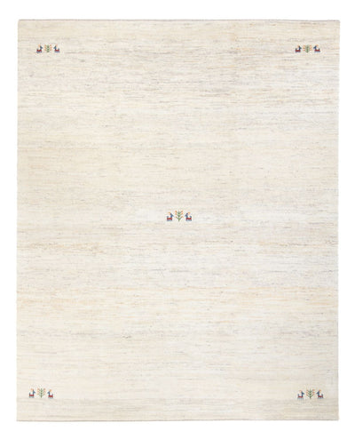 Gabbeh Persisch Teppich 197x237cm - Perserteppich Wollteppich - weiß