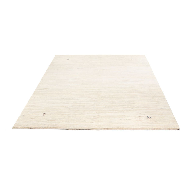 Gabbeh Persisch Teppich 174x232cm - Perserteppich Wollteppich - weiß