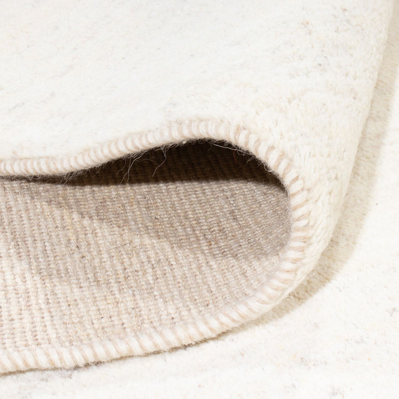 Gabbeh Persisch Teppich 198x243cm - Perserteppich Wollteppich - weiß
