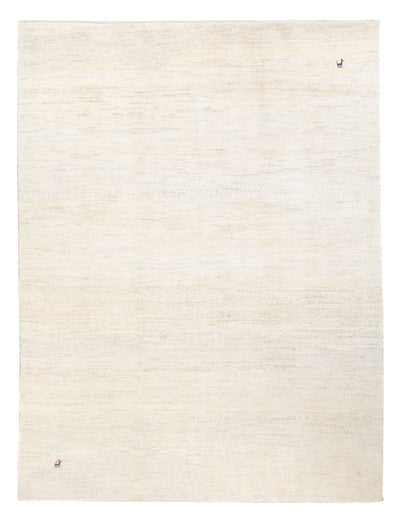Gabbeh Persisch Teppich 181x244cm - Perserteppich Wollteppich - weiß