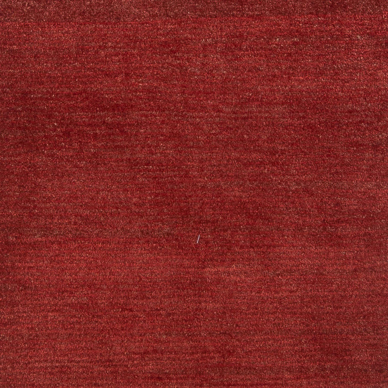 Gabbeh Persisch Teppich 82x195cm - Perserteppich Wollteppich - dunkelrot