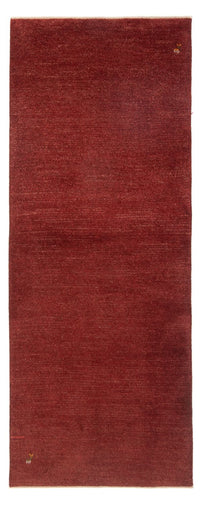 Gabbeh Persisch Teppich 82x197cm - Perserteppich Wollteppich - dunkelrot – product image