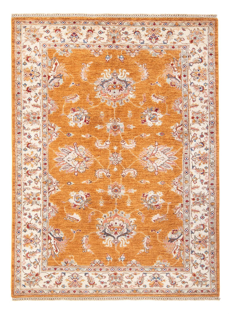 Ziegler Teppich 128x185cm - Orientteppich - gold
