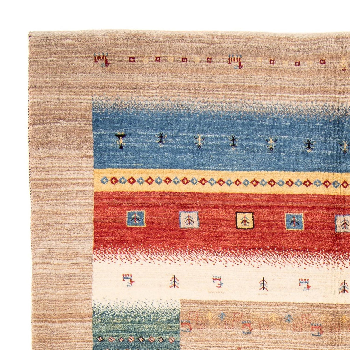 Loribaft Teppich Perser 157x245cm - Perserteppich Wollteppich