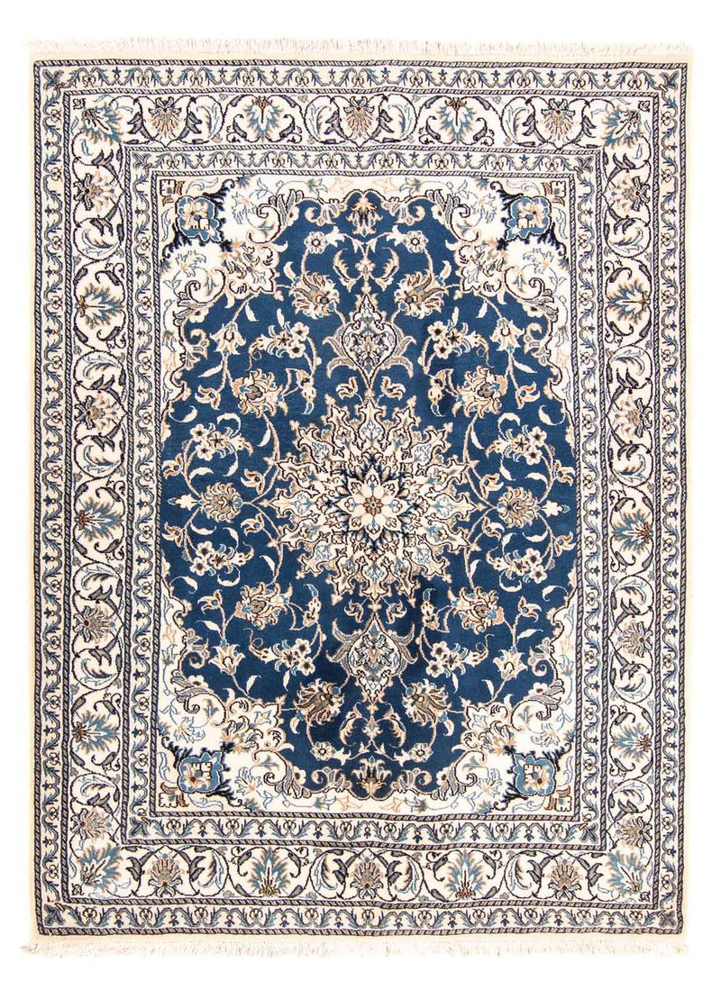 Nain - 12La Teppich 149x198cm - Perserteppich - dunkelblau