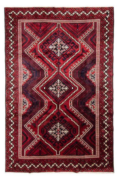Ghashghai Teppich 230x326cm - Perserteppich - dunkelrot