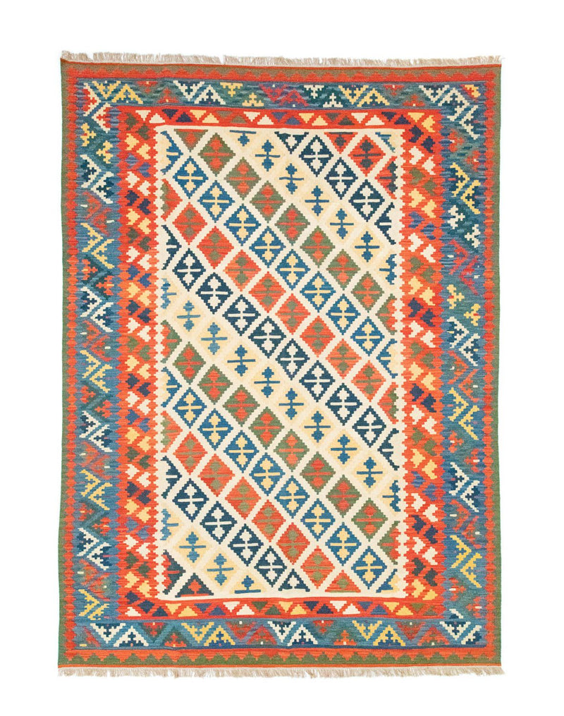Kelim Fars Teppich 258x363cm - beige