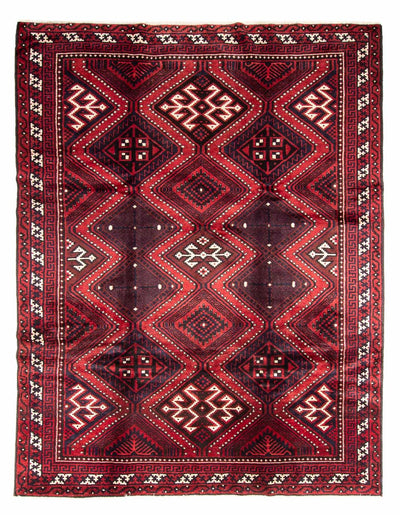 Ghashghai Teppich 226x310cm - Perserteppich - dunkelrot
