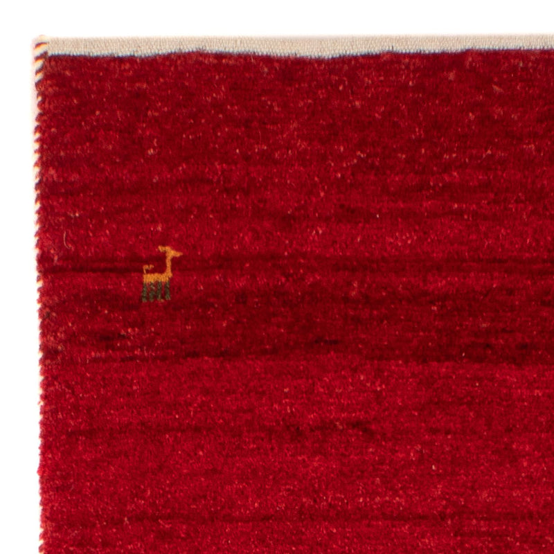 Loribaft Teppich Perser 68x134cm - Orientteppich - dunkelrot