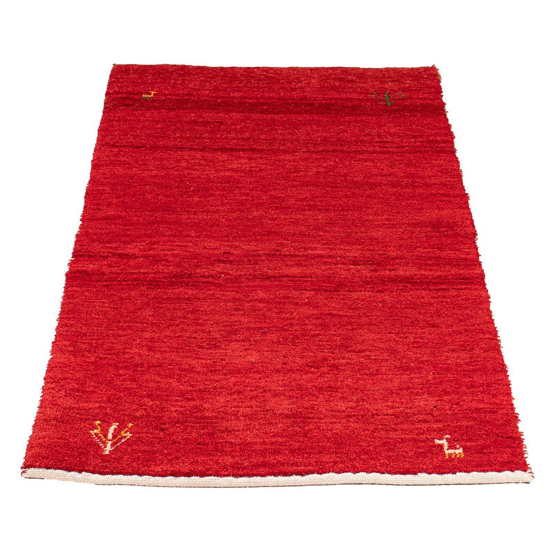 Loribaft Teppich Perser 68x134cm - Orientteppich - dunkelrot