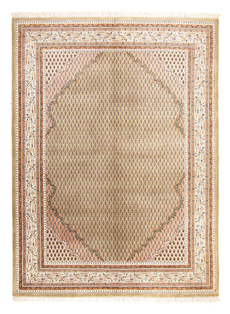 Indo Mir Teppich 176x238cm - Orientteppich - hellbeige