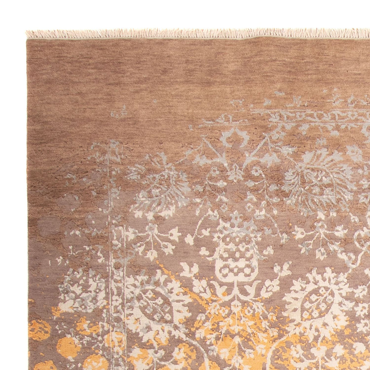 Designer Teppich 237x301cm - braun