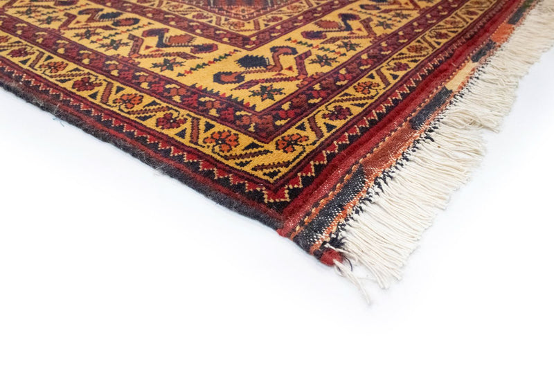 Afghan Teppich 152x190cm - Orientteppich - rost