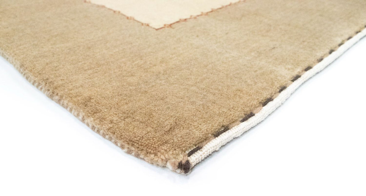 Loribaft Teppich Perser 122x185cm - Wollteppich - beige
