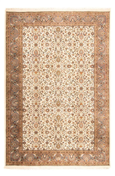 Indo Keshan Teppich 201x298cm - Orientteppich - beige