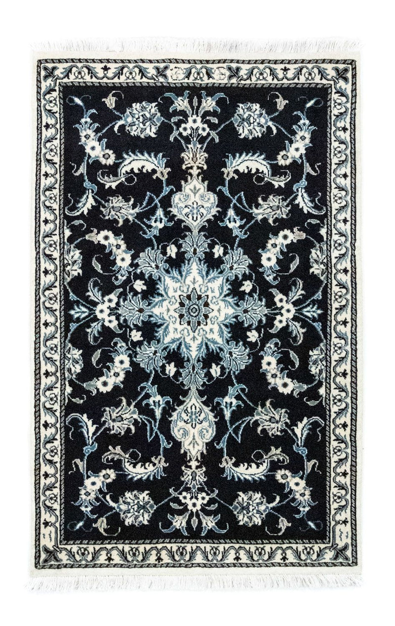 Perserteppich - Nain 90 x 131 cm - blau