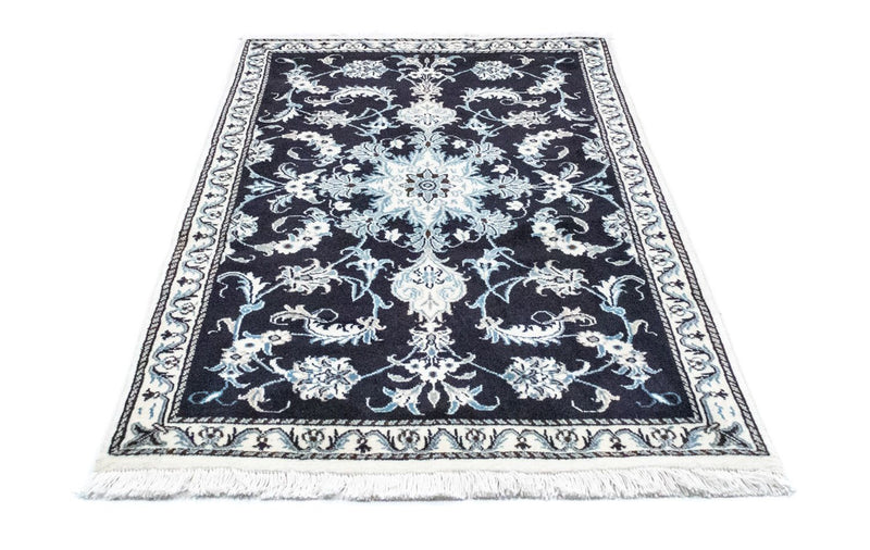 Perserteppich - Nain 90 x 131 cm - blau