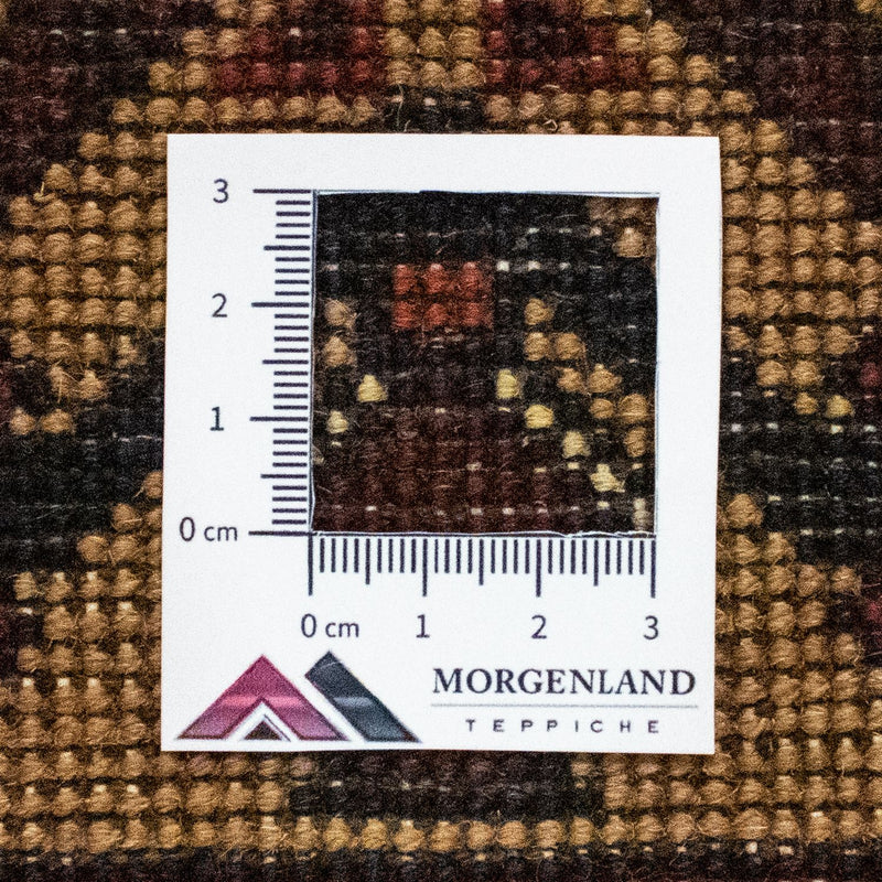 Afghan Teppich 100 x 150 cm - gelb